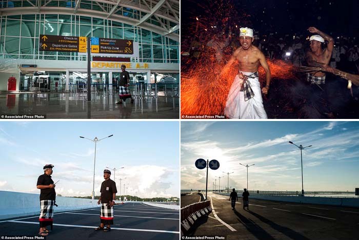 Nyepi di Bali, Bandara hingga Jalan dan Pantai Ditutup